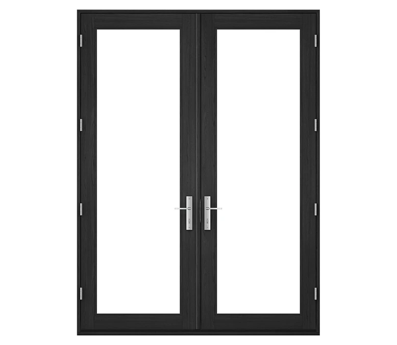 Pella Reserve Contemporary Wood Hinged Patio Door in Eatonton